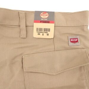 NEW Red Kap PT66KH0 Cargo Shorts Khaki Beige Mens 44X12